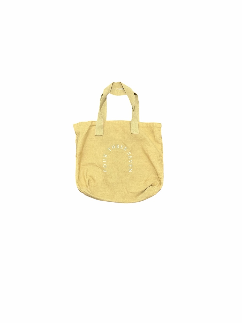 437 Tan Canvas Tote Bag